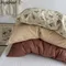 Casual Floral Vintage Pillow Case Home Household Bedroom Warm Retro Simple Plain Throw Ins Washable