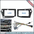 Per il 2009-2014 Honda Insight 9 pollici Radio Android Stereo Cornice Pannello Fascia Cruscotto Audio Lettore Multimediale Schermo Cavo Video