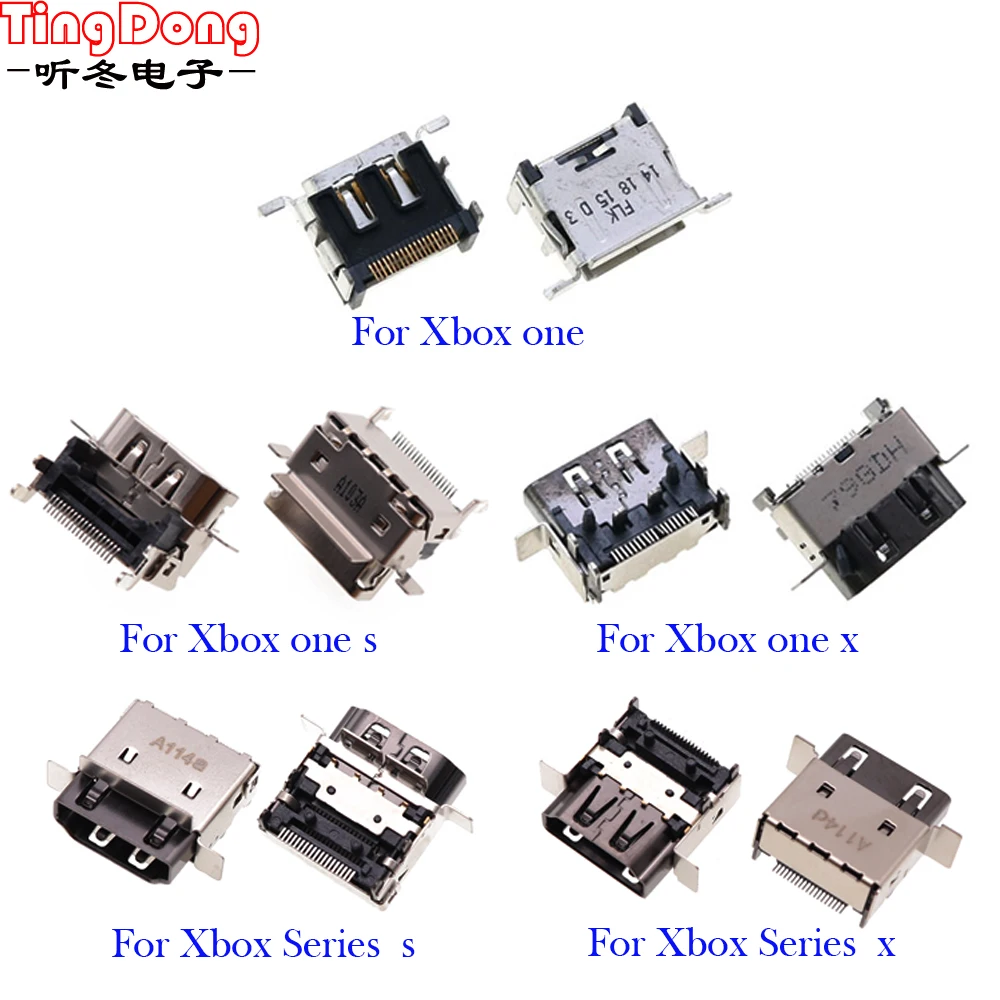 1pcs Free Shipping HD Interface For Xbox Series S/X Console HDMI-compatible Port For Xbox One/Slim/X Connector Socket Jack