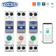 TOMZN 63A WIFI Smart Switch Contatore di energia Kwh Misurazione Monitoraggio Interruttore Temporizzatore Relè MCB TUYA smartlife 1P + N