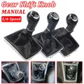 Car Styling Per VAUXHALL OPEL ASTRA III H 1.6 2004-2010 Manuale Gear Shifter Stick Manopola Leva In Pelle PU Parcheggio Freno A Mano Boot