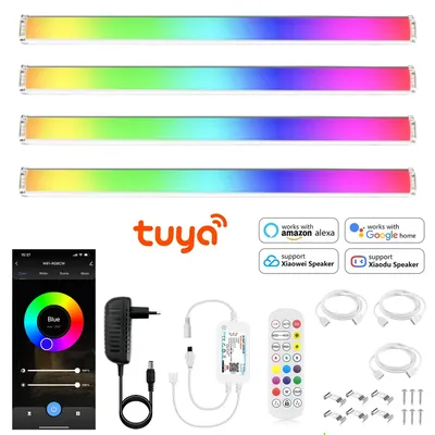 DC12V 30CM LED Lights Cabinet Lighting Tuya Wifi Smart 5050 RGB Dimmable Lamp APP Voice Control for Kitchen Wardrobe Room Decor