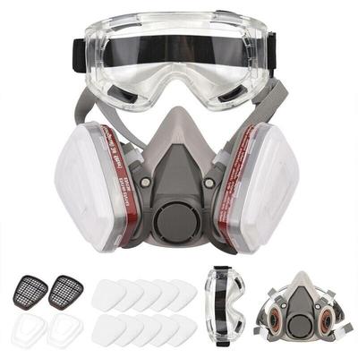 Aiperq - Wiederverwendbare Atemschutz-Halbmaske 6200 Gasmaske Atemschutz Atemschutzmasken mit