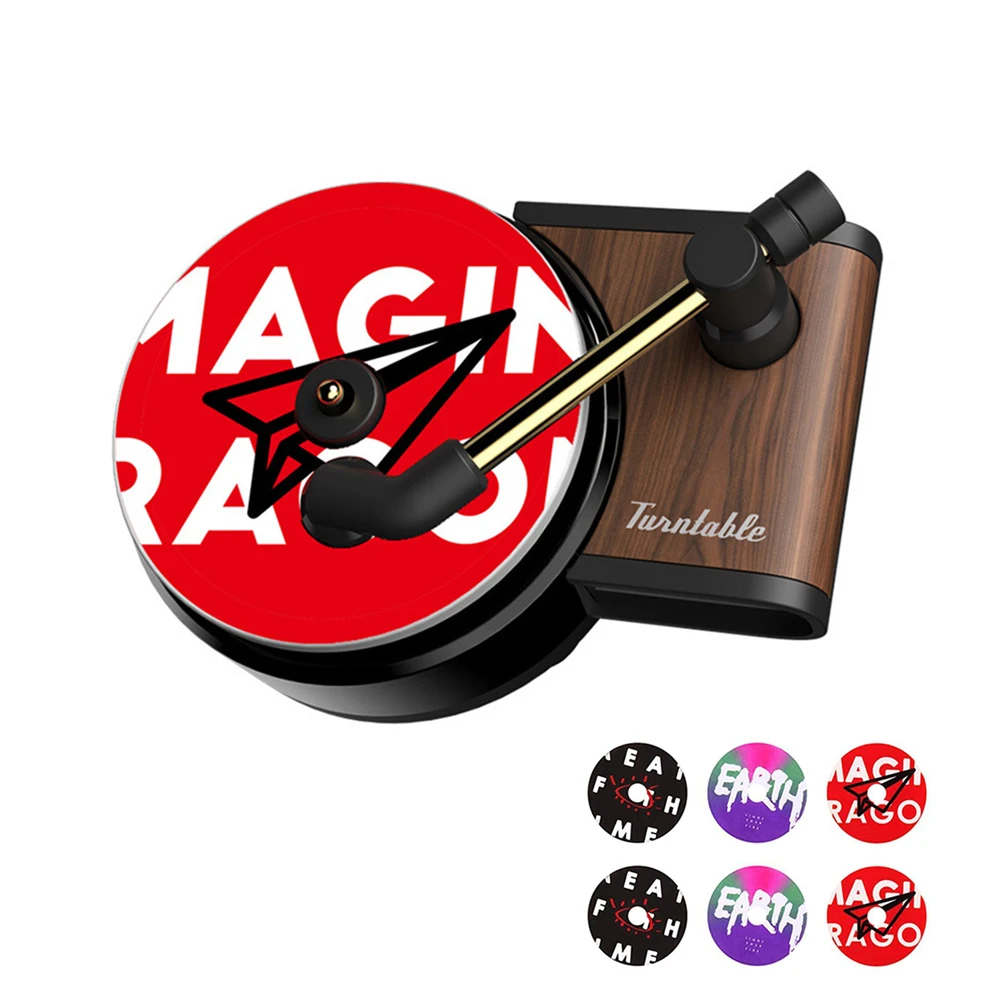 Auto Lufter frischer Kit Plattenspieler Plattenspieler Auto Parfüm Clip Vinyl Phonograph Entlüftung Auslass Aroma therapie Clip Geruch Diffusor Image