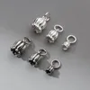 1 teil/los 925 Sterling Silber Vintage Tulpe Anhänger S M L Größe Handgemachte Blume Charms DIY