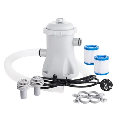 Pool filter pumpe 330 gph Plans ch becken elektrische Wasserpumpe mit 2 Pool filter patronen Pool pumpen oberirdische Pool filter pumpe