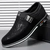 Business-Herren-Lederschuhe für Herren, 2025, neuer Komfort-Trend, flache Arbeitsschuhe, lässige Mokassin-Turnschuhe, Slip-On, große Herren-Loafer
