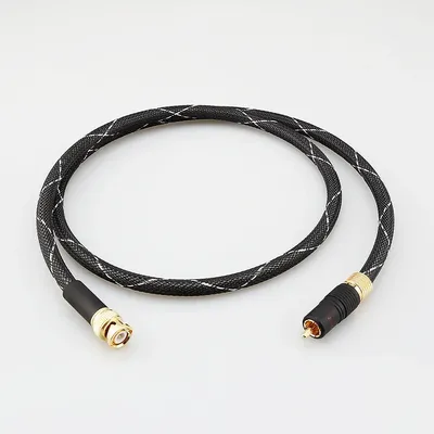 Neues hifi bnc zu rca rg6 kabel 75 ohm koaxialkabel bnc zu bnc stecker kabel adapter stecker für cctv dvr sdi HD-SDI camer video av