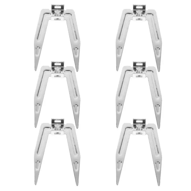 6 satz Rotierenden Edelstahl Huhn Braten Gabel Komponenten Bbq Fleisch Grillen Gabeln Home Küche Grill Werkzeuge Grill Rack