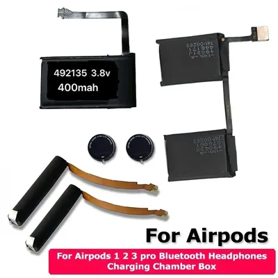 Xdou hochwertige Batterie für Airpods 1 2 3 Pro2 Kopfhörer ersetzen Batterie Lade kammer Box Image