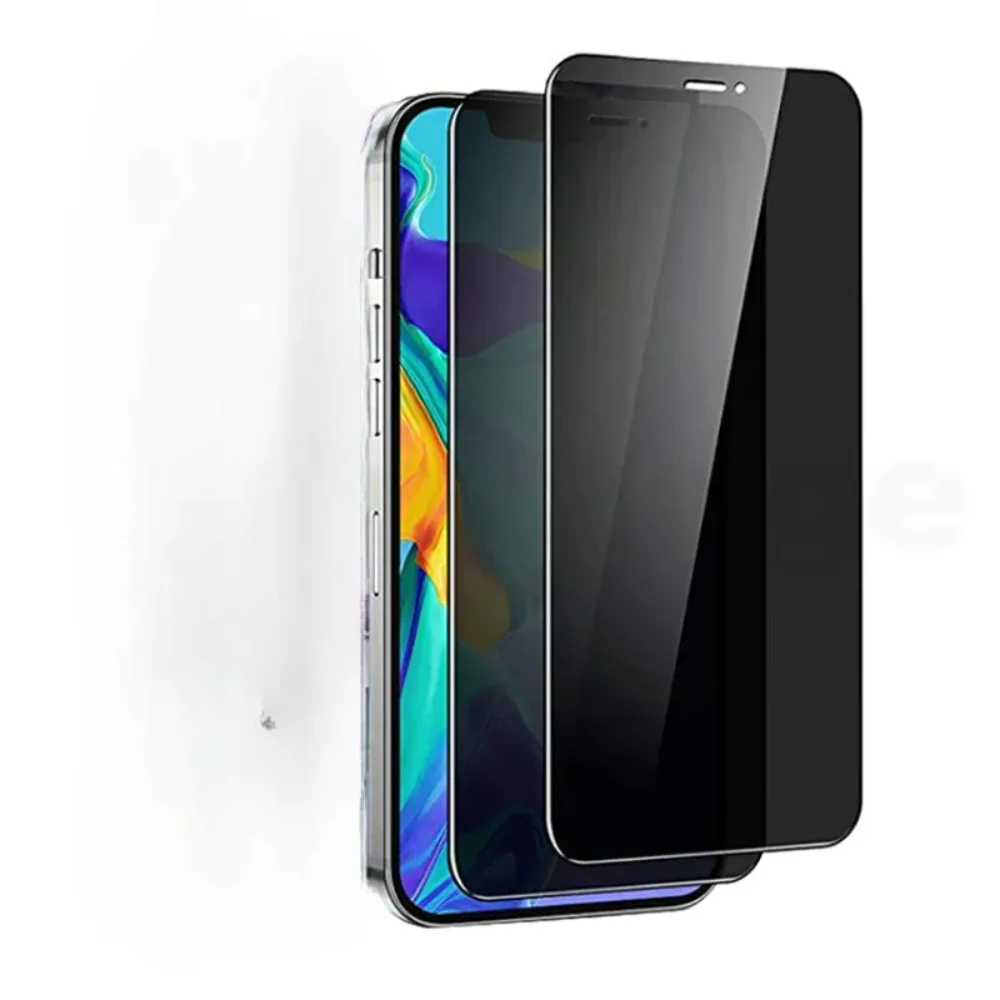 2 Stück Privatsphäre gehärtetes Glas für iPhone 15 14 13 12 11 Pro Max Displays chutz folie für iPhone 7 8plus x xr xs max se2 se3 Glas Image