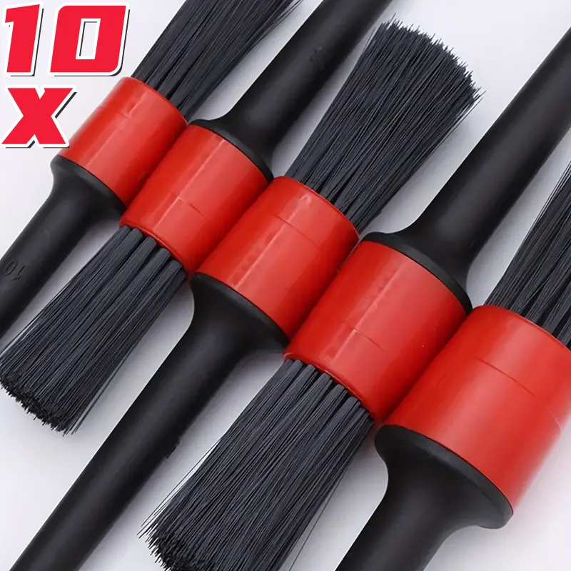 5/10 stücke Detail lierungs bürstens atz Auto bürsten Auto Detail lierungs bürste für die automatische Reinigung Armaturen brett Luft auslass Rad wasch wartungs werkzeug Image