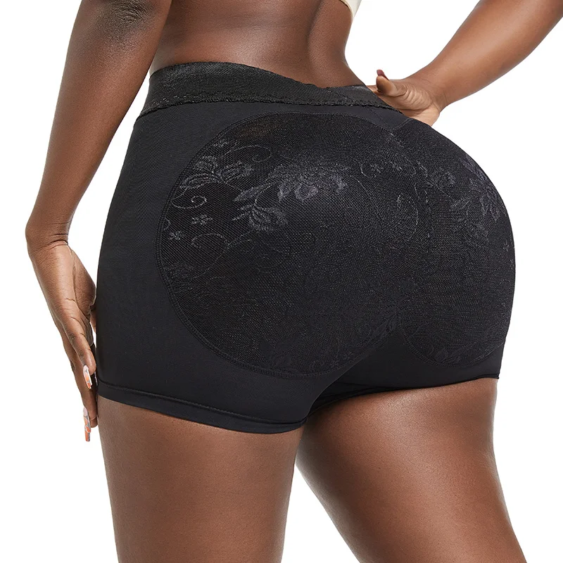 Shapewear Frauen Butt Pad Steuer Höschen Gefälschte Butt Lifter Sanduhr Gepolsterte Booty Enhancer Kurze Dessous Shaper Shorts Image