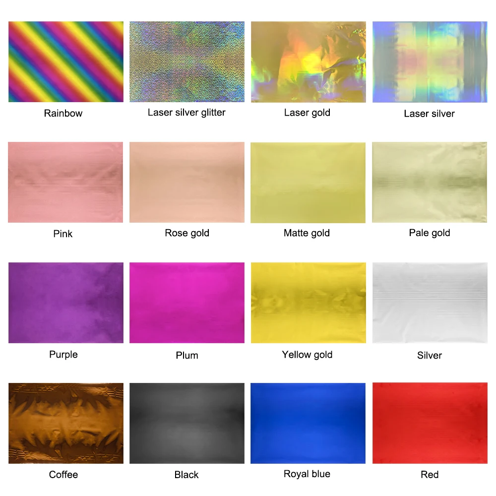 Großhandel 20 x29cm Toner reaktive Folie Laminator Laserdrucker Folie Papier holo graphische Wärme übertragung DIY Handwerk Leder Holz folie Image