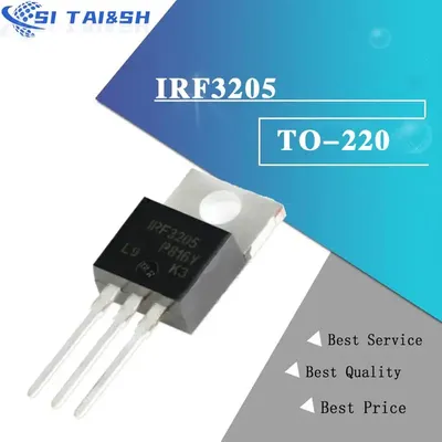 10 Stück irf3205pbf irf3205 bis-220 mosfet irf3710 irf3808 irf4905 irf5210 irf5305 irf8010 Image