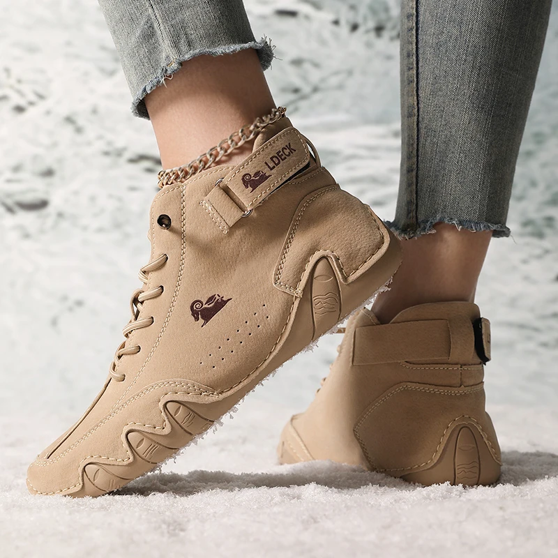 Frauen High Top Sneakers Outdoor Casual Wanderschuhe für Herbst Kostenloser Versand Stiefeletten Mode Anti Slip Wanderschuhe Frau