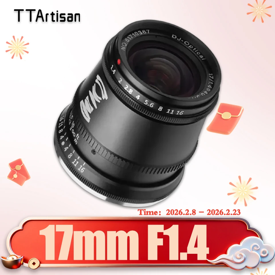 TTArtisan APS-C 17 mm F1.4 Reisefotografie Geisteswissenschaften Kameraobjektiv für Nikon Z5 Olympus EPM2 Sony A6000 A6400 Image
