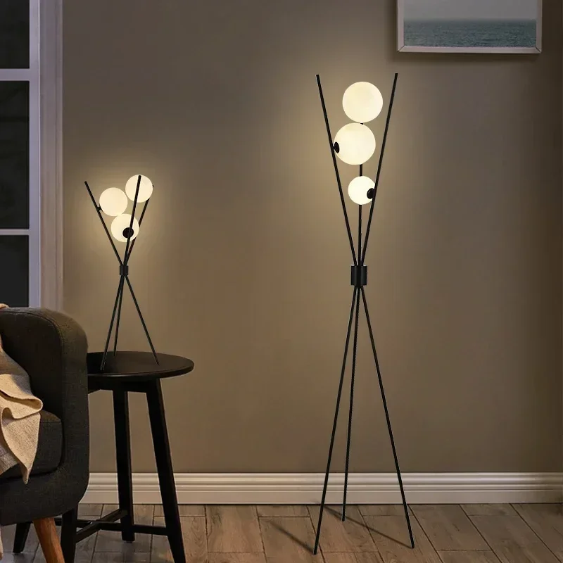 Moderne LED Stehle uchte Glaskugel Stehlampen für Wohnzimmer Schlafzimmer Nachttisch Sofa Stativ Lampe Wohnkultur Schreibtisch lampe