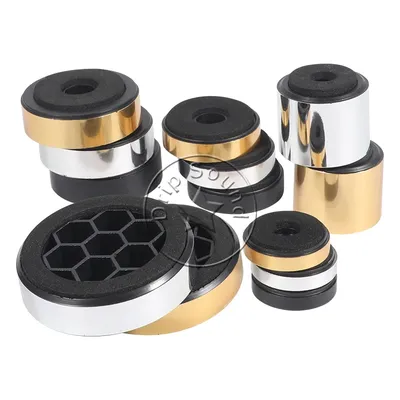 4 stücke Kunststoff Lautsprecher Spike Stoßfest Füße Pad CD-Player Verstärker Anti Slip Isolation Stand Lautsprecher Box Basis Pad 35mm/57mm Image