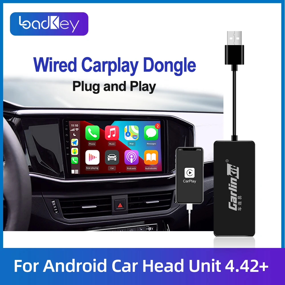Carlinkit Smart Link Car Play Android Auto Dongle USB Dongle für Nachrüstung Android Host Mini Box Spiegel Karte Musik IOS14 Image