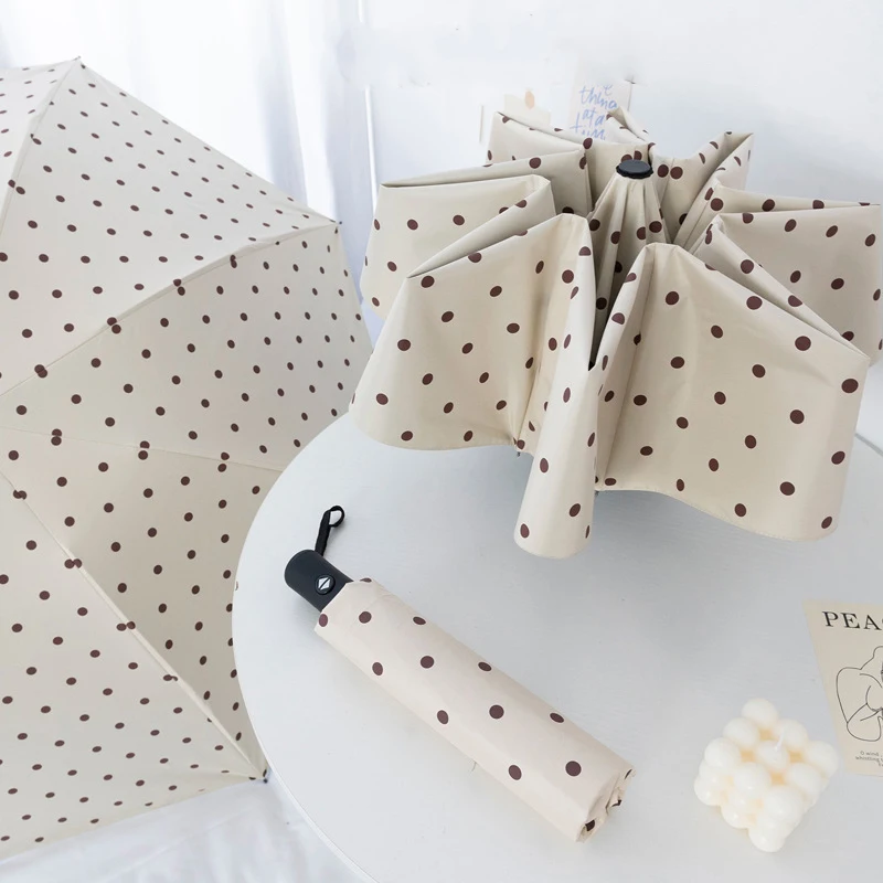 UV-Sonnenschirm, tragbarer Faltschirm, großflächiger Regenschirm für Erwachsene, ultraviolettbeständig, Isolierung und Kühlung, automatisch Image