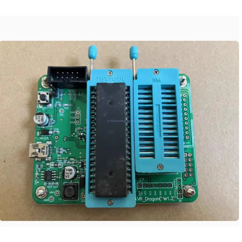AVR-Hochspannungsprogrammierer, serieller Hochspannungs-USB-zu-Seriell-Port, ISP STK500 Vier in einem parallel Image