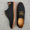 Frühling Wildleder Leder Männer Schuhe Oxford Casual Schuhe Klassische Turnschuhe Bequeme Schuhe Kleid Schuhe Große Größe Wohnungen