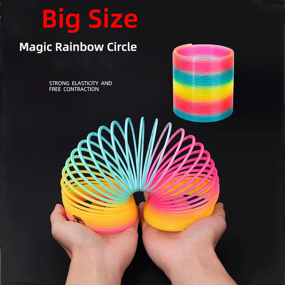 Große Größe Regenbogen Magic Springs Spielzeug für Kinder Geburtstag Party Spielzeug Partybevorzugungen Giveaway Geschenke Gast Pinata Füllstoffe Image