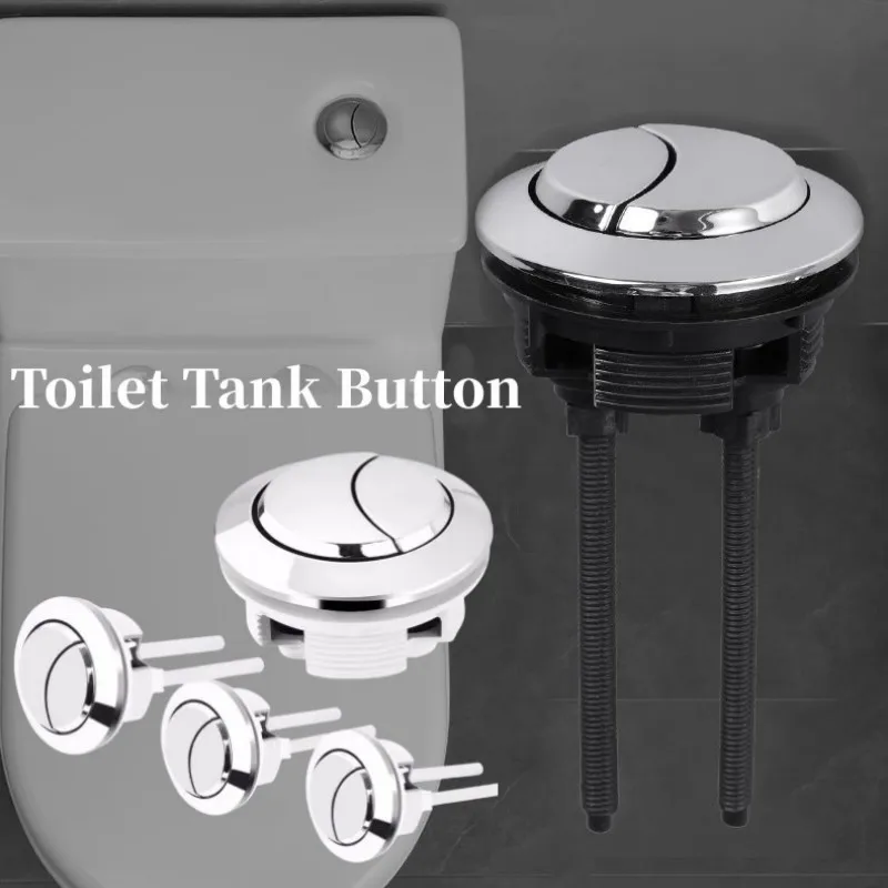 Universal Dual Flush Wc Wasser Tank Taste Runde Form Wc Push Dual Flush Tasten Badezimmer Push-Schalter 58/48/38mm