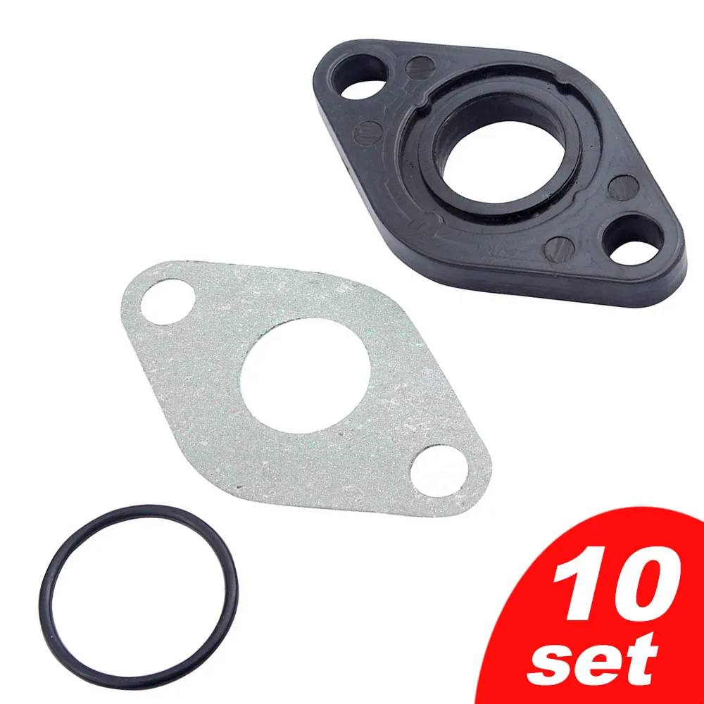 Vergaser Vergaser Verteiler Ansaugdichtungen Holz Papier Pad Gummi für GY6 139QMB 50CC TAOTAO SUNL ROKETA TEILE Pit Dirt Bike Image