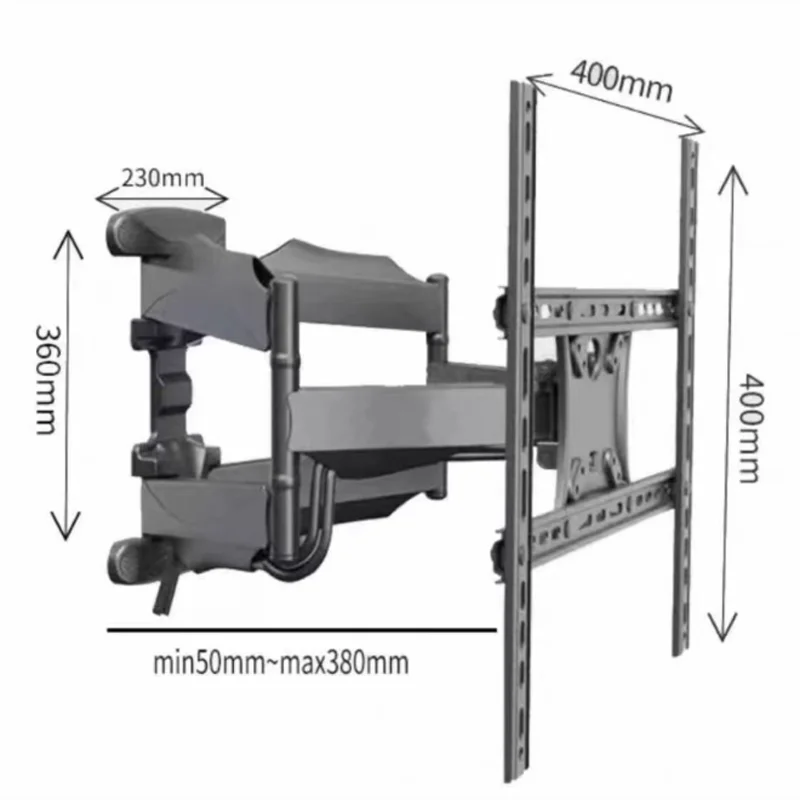 M5 P5 NEU 6 Arm 32"-60" 42"50" Universal Retractable Full Motion LCD TV Halterung Wandhalterung bewegliche Armhalterung TV Lift 400X400 Image