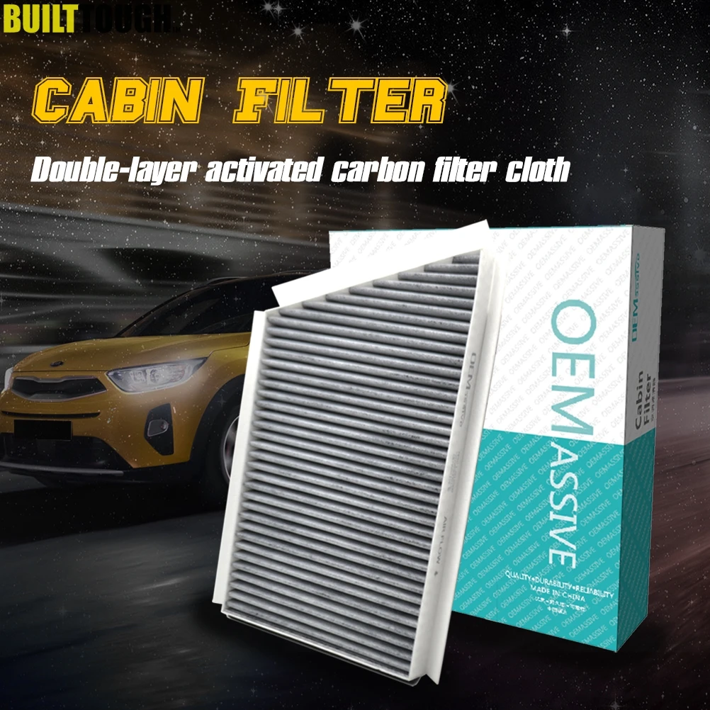 Auto Pollen Kabine Luftfilter Aktivkohle 2038300918 Für Mercedes-Benz C-Klasse W203 CL203 S203 CLK C209 A209 CLC-Klasse CL203 Image
