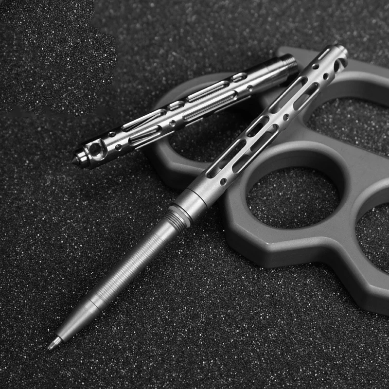 EDC Titan Legierung Mini Tactical Pen Mit Sammlung Schreiben Multi-funktionale Tragbare Außen EDC Werkzeuge Image