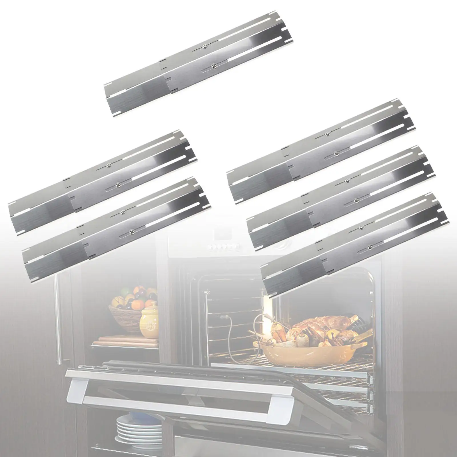 Ersatzteile für Universal grill heizplatten reichen von 11.75 "bis 21" oder 18.8 "Wärme diffusor Edelstahl-Wärme zelt Image