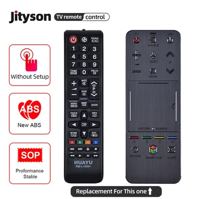 RM-L1088 + Fernbedienung Für Samsung 3d Smart Tv UA55F8000J UA46F6400AJ Touch Control Remoto Image