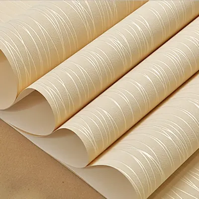 Vlies Tapete Schlafzimmer Wohnzimmer einfarbig einfach gestreiften Hintergrund Tapeten Wohnkultur Papel Tapiz 3d Para Pared Image