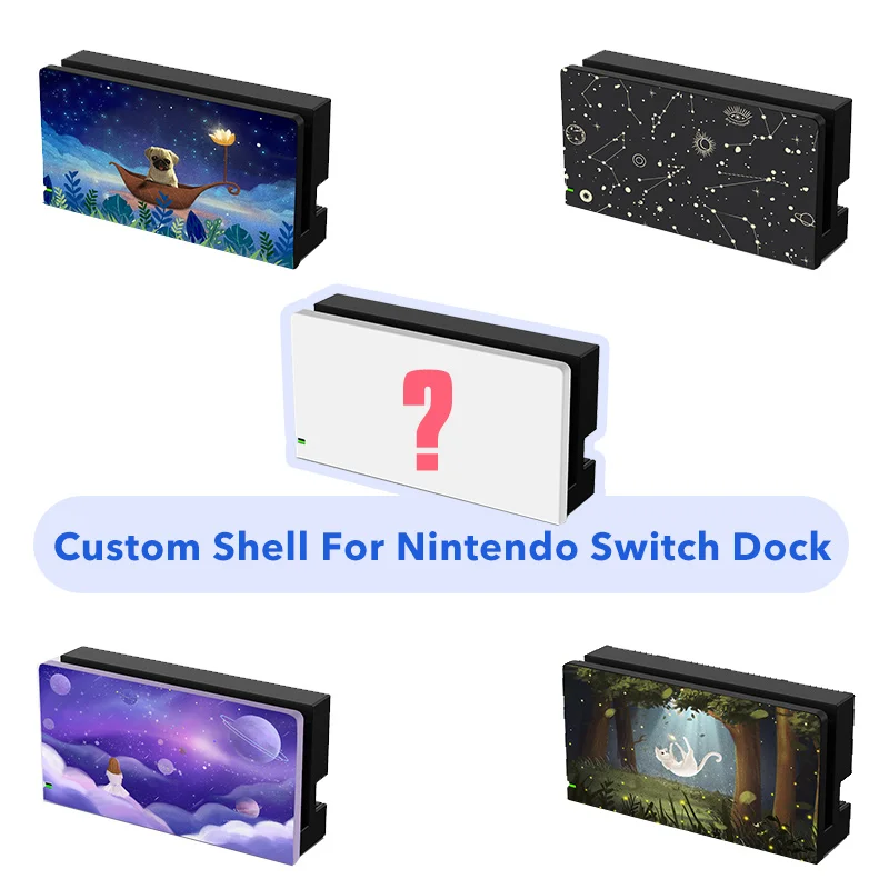 Gaming Custom Dock Hard Shell Fall Für Nintendo Schalter Schutz Niedlichen Aufkleber Abdeckung Kawaii Japanische Anime Manga Image