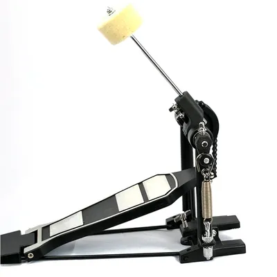 Trommel pedal mit Trommel wolle Schläger Aluminium legierung Singles Drum Pedal Drum Set Pedal Singles Pedal Drum Set Pedal