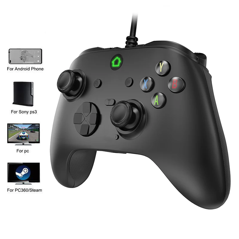 Für Andriod Wired Controller Unterstützung Multi-Plattform Gamepad Für PS3/PC/Android Smartphone/Steam Gamepad Joystick