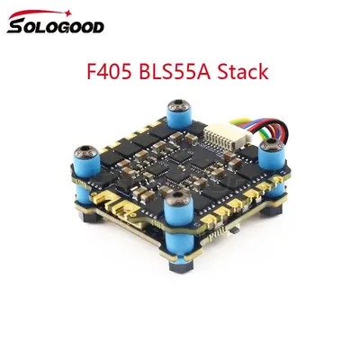 SoloGood F405 55A Stack ICM42688P F405 Flight Controller BLHELI_S 55A 4in1 ESC 30.5X30.5mm 2-6S for