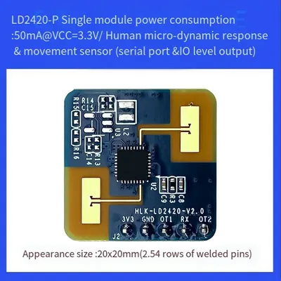 1 Piece 24G Mmwave LD2420 Human Presence Radar Sensor Induction Module Human Presence Radar Sensor