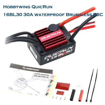 Hobbywing QuicRun WP-16BL30 Brushless ESC 30A Brushless Speed Controller For 1/16 RC Car