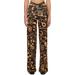 High Waisted Printed Trousers