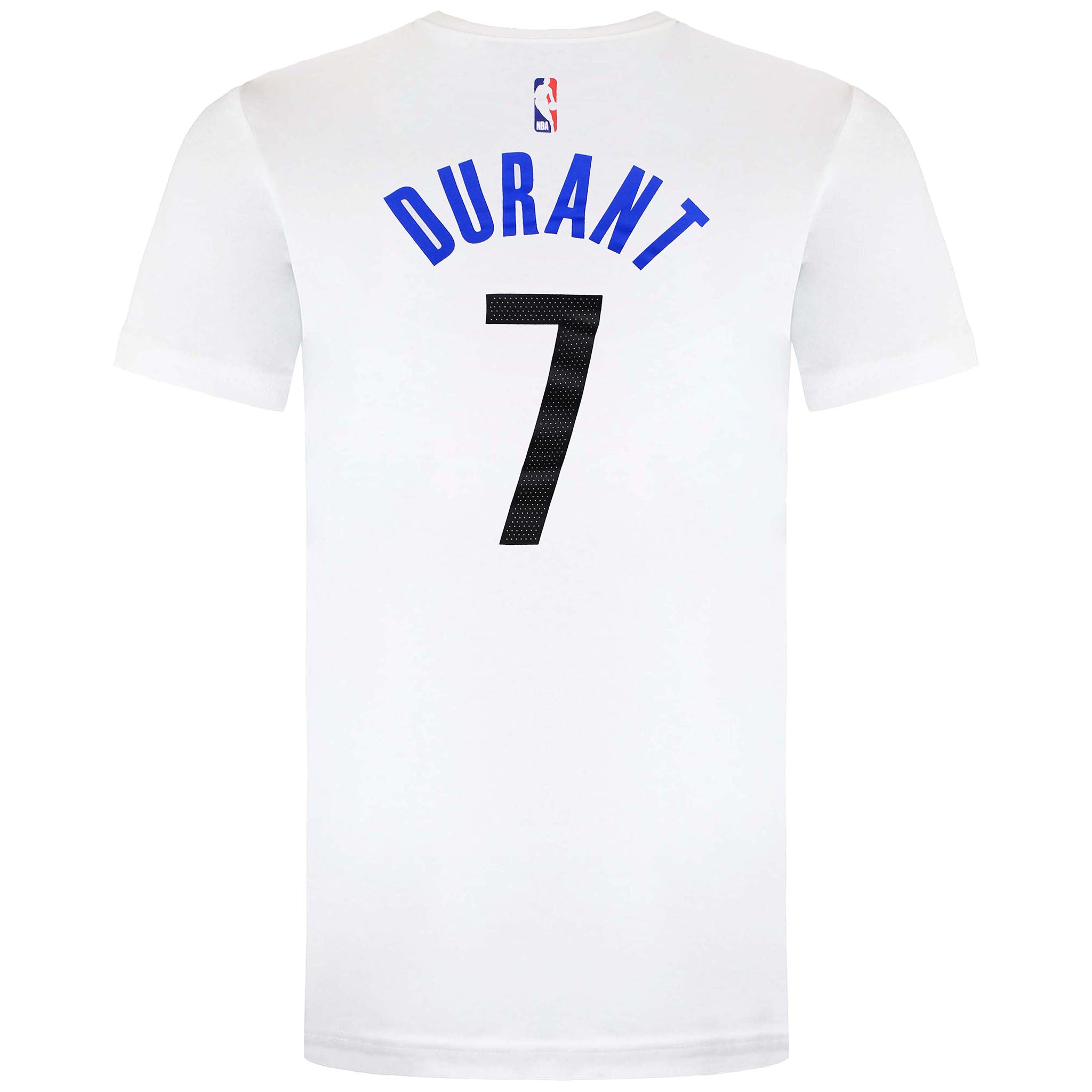 Nike Childrens Unisex NBA Brooklyn Nest 7 Kevin Durant Kids City Edition N&N T-shirt - White - Size Medium | Nike Sale | Discount Designer Brands
