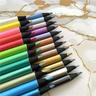 12/24 PCS Metallic Fluorescent Colored Pencils Wood Drawing Pencils Wooden Sketching Pencil Set Premium Non-toxic Art Pencils