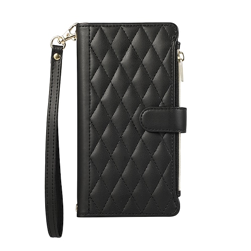 Handy Hülle Handyhüllen Für iPhone 17 Pro Max 17 Air 16 15 14 Pro Max Plus 13 12 11 Pro Max Mini Brieftaschenhülle Mit Ständer Magnetisch Reisverschluss Retro TPU PU-Leder Image