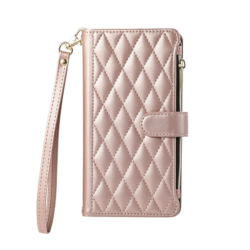 Handy Hülle Handyhüllen Für Samsung Galaxy S25 S24 S23 S23 FE S22 S21 Ultra Plus A55 5G A35 5G A25 A15 Brieftaschenhülle Mit Ständer Magnetisch Reisverschluss Retro TPU PU-Leder Image