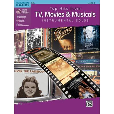 Top Hits From Tv, Movies & Musicals Instrumental Solos For Strings: Cello, Book & Online Audio/Software/Pdf