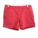 J. Crew Shorts | J. Crew Women’s Size 10 Red White Striped Chino Shorts | Color: Red/White | Size: 10