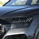 2 Pcs Auto Faro Pellicola Protettiva Fumo Nero Tinta Wrap Vinile Trasparente TPU Adesivo Per Audi Q8